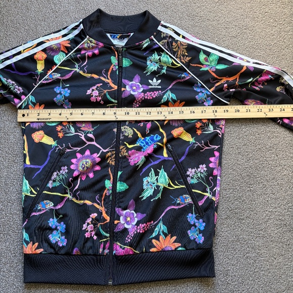 Adidas Originals Ws Bomber Jacket Poisonous Garden Floral Track Warm Up | Size S - Picture 9 of 16